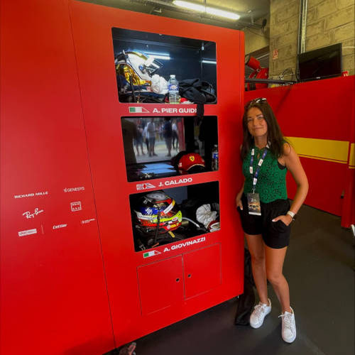 Polish Ferrarista Magdalena Blachowiak is a recent convert from F1 to Le Mans fan