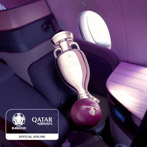With major presence in global football, Qatar Airways is a partner of the UEFA EURO 2021