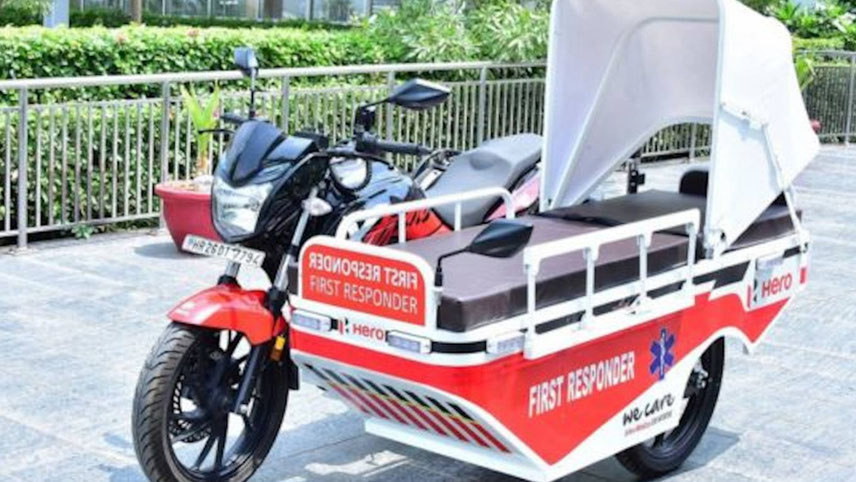 Continuing its assistance in fighting Covid-19, the two-wheeler major donates specially modified First Responder Vehicles to Uttarakhand