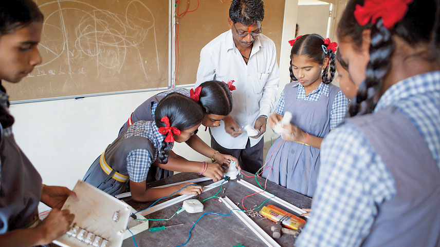 With financial support LAHI has set out to skill children in 20 government schools in Maharashtra