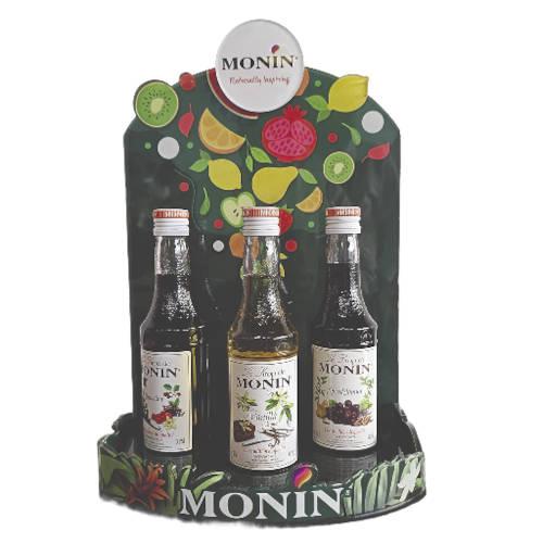 Monin’s retail format bottles come in a smaller size