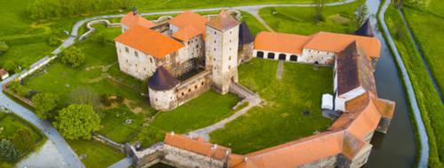 A magnificent Gothic water castle, Švihov Castle is the supposed home of Cinderella